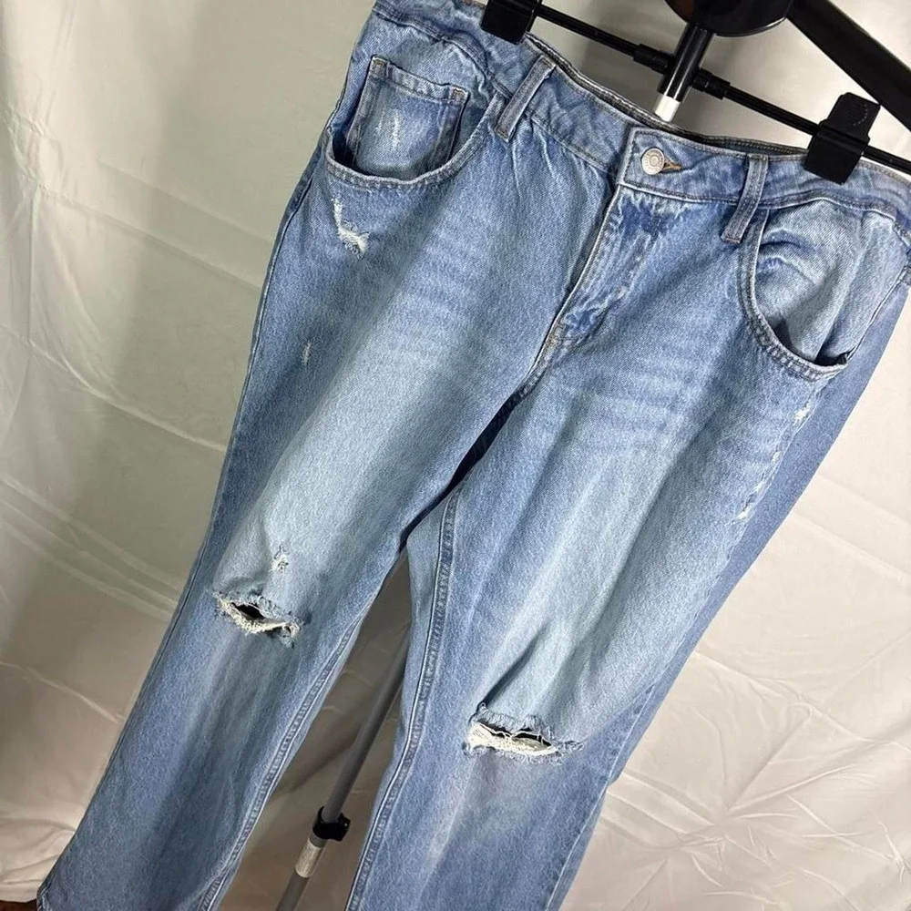 N/A blue distressed